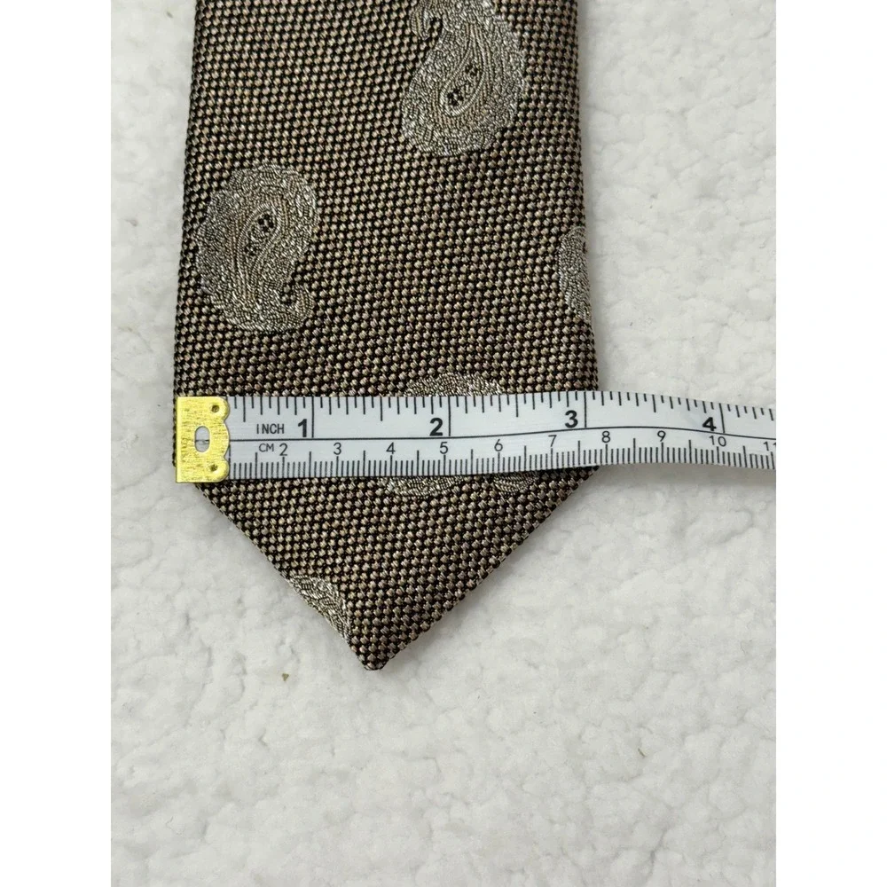 Jos A Banks Reserve‎ Silk Cotton Paisley Pattern Necktie Men's Formal Tie
